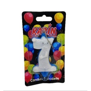 VELA SORRISO AZUL N 7