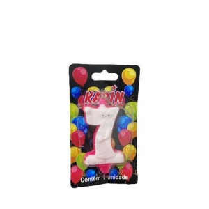 VELA SORRISO ROSA N 7